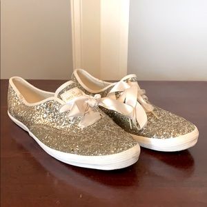 Gold Keds by Kate Spade